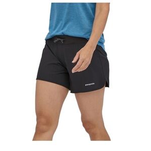 Patagonia Women’s Nine Trail 6” Black Athletic Shorts